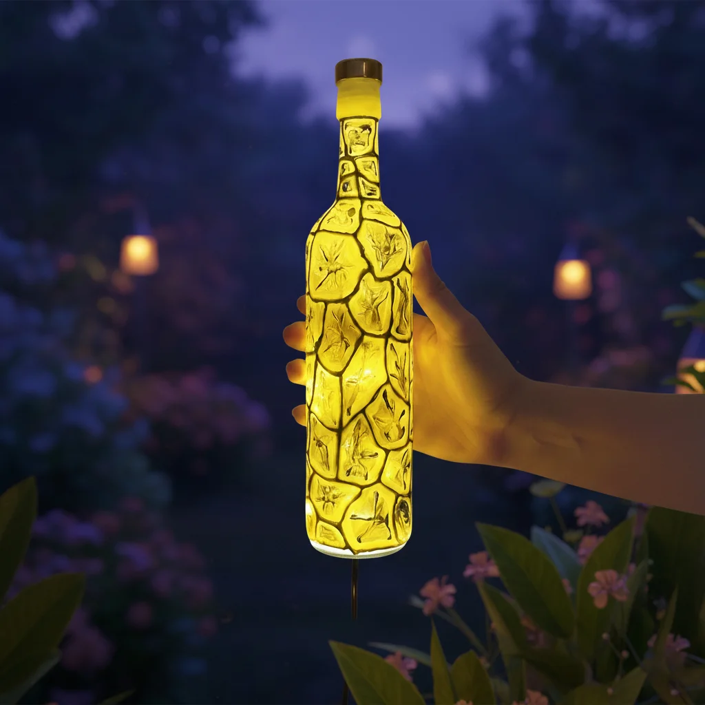 Recycled Glass Bottles Transformed