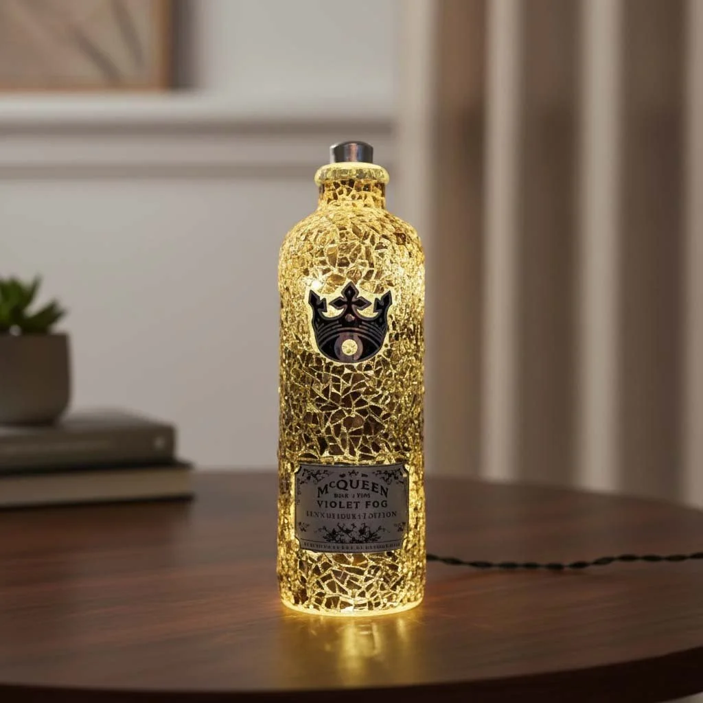 Annie - Handmade Illuminated Bottle Light